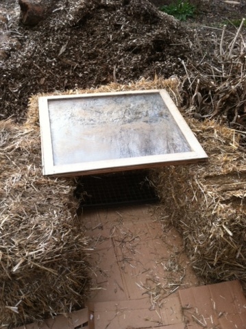 Measuring the cold frame width